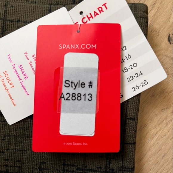 SPANX Womens Leggings S Green Black Look at Me Now Seamless Ankle High Waist - Picture 3 of 8